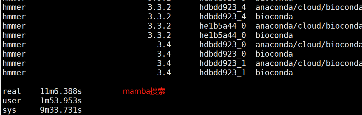 mamba搜索，不知道今天为什么这么慢？